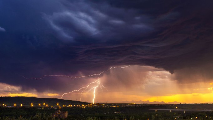 lightning storm