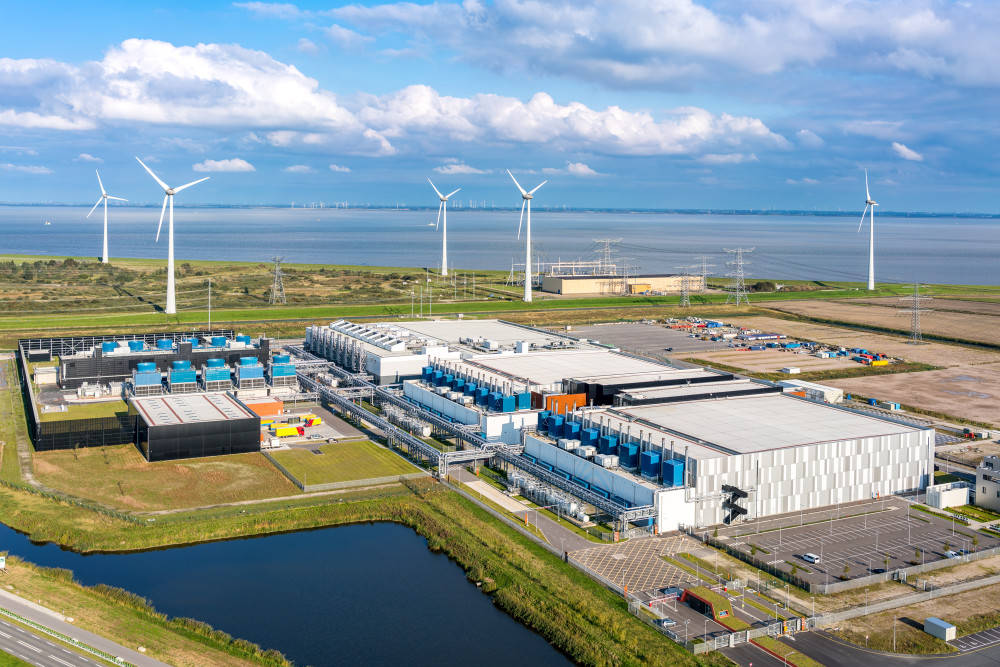 Google's data center in Eemshaven, The Netherlands.