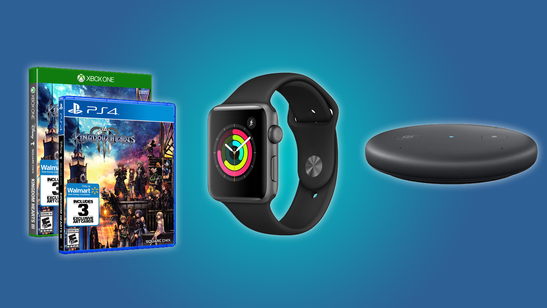 Kingdom Hearts III, the Apple Watch Series 3, and the Echo Input