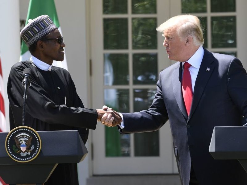 Trump Buhari Nigeria
