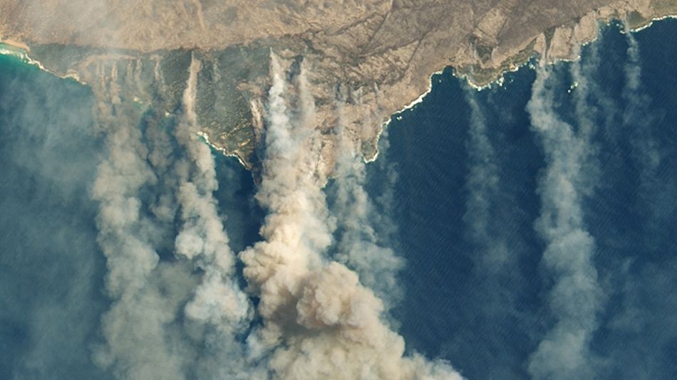 The giant burn scar on Australia's Kangaroo Island is horrific