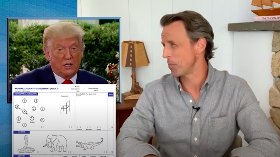 Seth Meyers unpacks Trump's 'truly terrifying' Fox interview and Portland policing