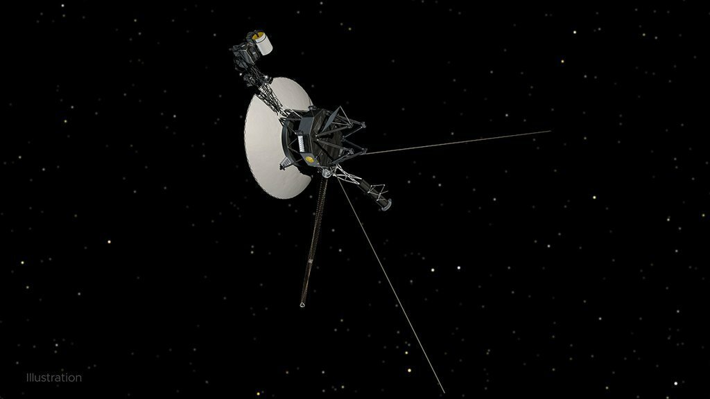 Voyager 1 exploring interstellar space