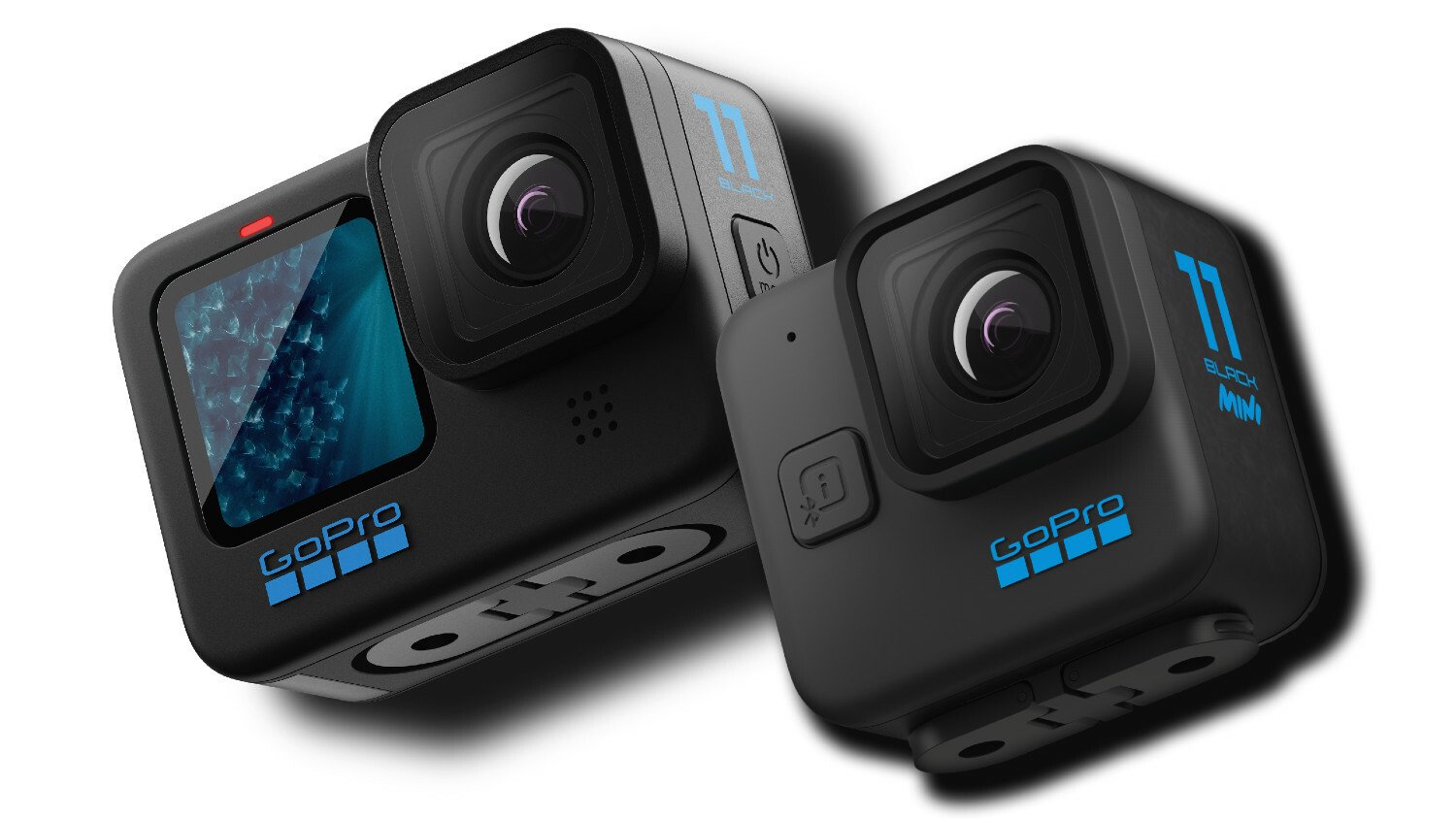 The GoPro HERO11 Black and HERO11 Black Mini.